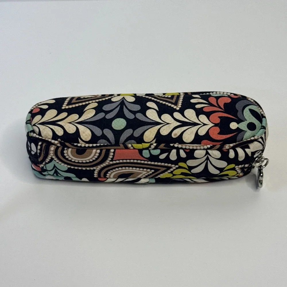 Vera Bradley Sierra Brown Tortuoise Teal Eyeglass Frames 51-16-140 with Case